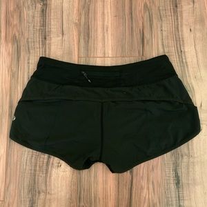 black lululemon shorts